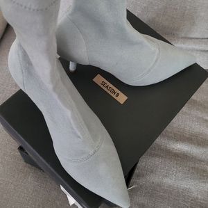 Yeezy season 8 sage stretch canvas ankle boot
